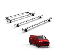 Van Demon 3 Bar Roof Rack for Ford Transit Custom (2024+) [Only suitable for GEN2 2024+] Steel Roof Bars with Rear Ladder Roller