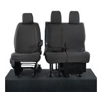 Van Demon For Citroen Dispatch 2016+ Seat Covers Tailored Fit Heavy Duty [Driver & Folding Double Passenger Seat With Worktray & Split Base]