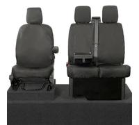Van Demon For Ford Transit 2014+ Seat Covers Tailored Fit Heavy Duty [Driver & Double Passenger Seat With Worktray]