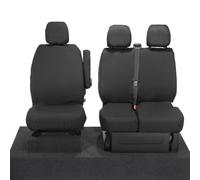Van Demon For Vauxhall Vivaro 2014-2019 Seat Covers Tailored Fit Heavy Duty [Driver & Double Passenger Seat With Split Base & Storage]