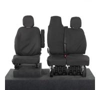 Van Demon For Vauxhall Vivaro 2014-2019 Seat Covers Tailored Fit Heavy Duty [Driver & Folding Double Passenger Seat]