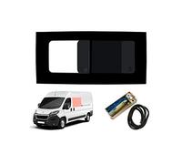 Van Demon Left Hand Sliding Door Opening Window in Dark Tint with Adhesive Kit and Knock on Trim VY24474