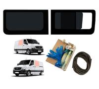 Van Demon Mercedes Sprinter (2006+) Left Side Fixed Right Side Opening Dark Tint Windows