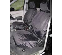 Van Demon Mitsubishi L200 (2006-2015) Tailored Black Seat Covers Airbag Compatible Heavy-Duty Seat Protection Accessories