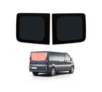 Van Demon Nissan Primastar (2001-2014) Rear Barn Door Dark Tint Pair Windows Van Conversion Glass
