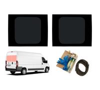 Van Demon Peugeot Boxer (2006 +) Rear Barn Door Dark Tint Windows Glass Adhesive Kit