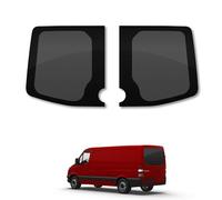 Van Demon Rear Barn Door Dark Tint Window Conversion Glass Pair for Mercedes Sprinter (06-18)