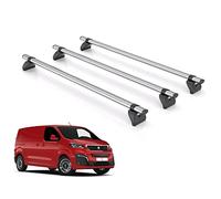 Van Demon Rhino Kammbar Fleet 3 Roof Bars for Peugeot Expert 2016+ Standard/Long Wheel Base Models Alloy Steel Roof Rack Rails - Only Fits Standard and Long Wheelbase Models