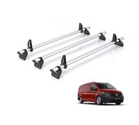 Van Demon Rhino Kammbar Pro 3 Roof Bars Including 4 Loadstops for Mercedes Vito 2015+ Models Aluminium Roof Rack Rails - Fits: Mercedes Vito 2015+ (W447)