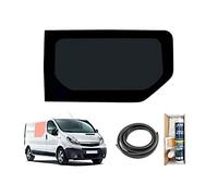 Van Demon Right Hand Dark Tint Fixed Window Glass for Side Panel Opp. Sliding Door with Adhesive Kit VOY1703#KIT1