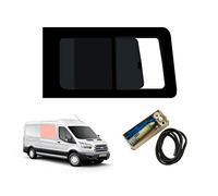 Van Demon Right Hand Dark Tint Opening Window Glass for Side Panel with Adhesive Kit VY1821#KIT1