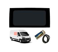 Van Demon Right Hand Side Panel Fixed Window in Dark Tint with Adhesive Kit and Knock on Trim VY24473