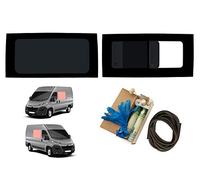 Van Demon Side Window Set for Citroen Relay (2006+) [L2, L3, L4] Left Fixed & Right Opening Windows