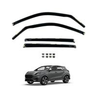 Van Demon Team HEKO Wind Deflectors for Ford Puma 2019+ Front and Rear Set of Window Deflectors, Accessories Smoked UV & Scratch Resistant Acrylic In-Channel Fitting Air Ventilation & Rain Protection