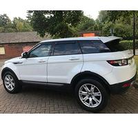 Van Demon Team HEKO Wind Deflectors for Range Rover Evoque 2011-2018 Front and Rear Set of Window Deflectors, Accessories Smoked UV & Scratch Resistant Acrylic In-Channel Fitting Air Ventilation