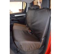 Van Demon Toyota Hilux (2016+) (Active Double Cab) Tailored Black Seat Covers Airbag Compatible Heavy-Duty Seat Protection Accessories
