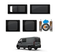 Van Demon Toyota Proace Max (2023+) Opening Passenger, Fixed Driver, Rear Door Windows