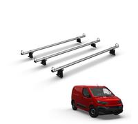 Van Demon Vandemon Citroen Berlingo (2018+) 3 Bar Roof Rack Heavy Duty Van Roof Bars For Commercial Secure Load Carrying System Uk Made