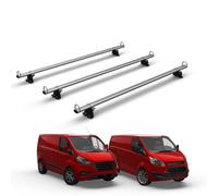 Van Demon Vandemon Ford Transit Custom (2013-2024) 3 Bar Roof Rack Heavy Duty Van Roof Bars For Commercial Secure Load Carrying System