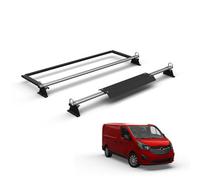 Van Demon Vandemon Renault Trafic (2014+) 2 Bar Roof Rack & Ladder Roller Easy Load System Durable Steel Van Bars Aerodynamic D-Loops