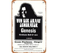 Van der Graaf Generator Poster Music Retro Metal Tin Sign 8x12 Inch