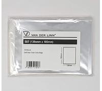 Van Der Linn 5 X 7 Cello Bags, Self Seal Cellophane Display Envelopes for Cards and Prints 5X7 Inch (50)