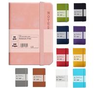 Van Der Linn A5 A6 A7 Notebook Hardback Journal Note Stationery Memo Premium Book (Pink, A7)