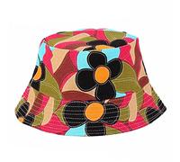 Van Der Linn Adults Printed Bucket Hat Fishman Hat Fishing Fisher Beach Festival Sun Creative (Printed Bucket Hat 10)