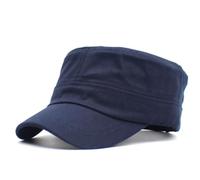 Van Der Linn Army Hat 100% Cotton Retro Style Military Baseball Cap Men Women (UK, Alpha, One Size, Navy Blue)