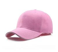 Van Der Linn Classic Unisex, 6 Panel Adjustable Baseball Cap for Men Women (Pink)