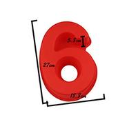 Van Der Linn Extra Large Silicone Number Birthday Cake Baking Tin Mould 0-9 (6)
