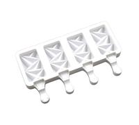 Van Der Linn Ice Cream Silicone Cakesicle Mould Wooden Lolly Stick Frozen ICM (4 Grid (ICM1))