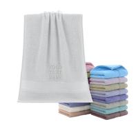 Van Der Linn Personalised Embroidered Custom Name Towels Face Cloth Hand Towel Gift Bathroom (White (74x33))
