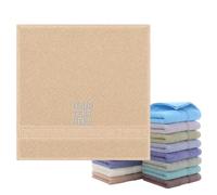Van Der Linn Personalised Embroidered Custom Name Towels Face Cloth Hand Towel Gift Bathroom (White Oak (34x34))