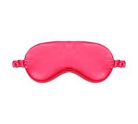 Van Der Linn Pure Organic Silk Eye Mask Soft Relax Travel Filled Blindfold Satin (Red Eye Mask)