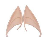 Van Der Linn Silicone Elf Ears 1 Pair, Slip-On Easy to Use Cosplay for Fairy Pixie Vampire Halloween (Style 3 (TALL))