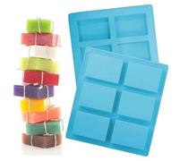 Van Der Linn Silicone Rectangle Mould 6 Cavity Cell Soap Mould Mold Wax Melt