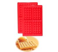 Van Der Linn Silicone Waffle Mould Muffin Pans Baking Cake Mold Resin Craft Wax Soap
