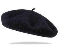 Van Der Rich ® Basque Beret (100% Wool) with Lining Women/Men (Navy, T59)
