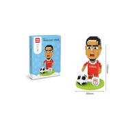 (Van Dijk) Football Soccer Player Star Mini Build Block Diy Brick Child Gift Puzzle Toy