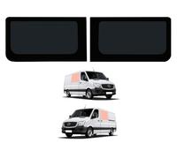 Van Fixed Side Windows Designed for Mercedes Sprinter (2006-2018) [Note: Only Suitable for Medium, Long or Extra Long Wheelbase Models.] - Camper Conversion Safety Tempered Privacy Glass Window