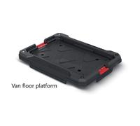 (Van floor platform) Storage Tool Box Platform Wheels Large Toolbox Mobile Tray Compartment Stackable