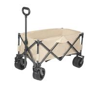 Van Gather Type Outdoor Portable Foldable Cart Camping Trailer Grocery Shopping Stall Small Pull Trolley(Black,A)