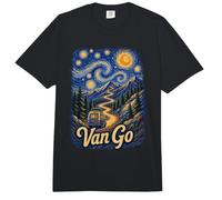 Van Go Starry Sky Vanlife Mountain Adventure Comfort Colors Adult Heavyweight T-Shirt