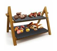 VanGogh 2 Tier Slate Cake Stand