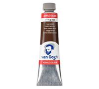 Van Gogh Acrylic Colour - Raw Umber 408-40 ml Tube - High Pigment Load - Student-Artist Grade - Fast-Drying - Lightfastness +++