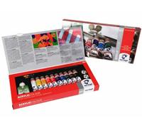 Van Gogh Acrylic Colour Set - 10 x 40ml and accessories - 22820506