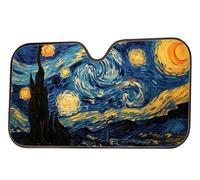 Van Gogh Art Sun Visor (Dark Starry Night)