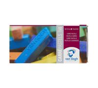 Van Gogh 12 Colour Carre Pastel Artists Box Set. Assorted Colour Carre Pastels