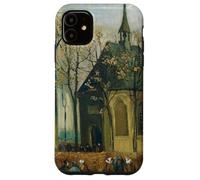 Van Gogh - Congregation Leaving the Church in Nuenen Case for iPhone 11